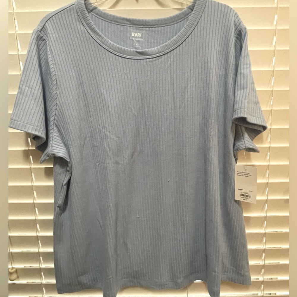 NWT light blue plus size women’s top
